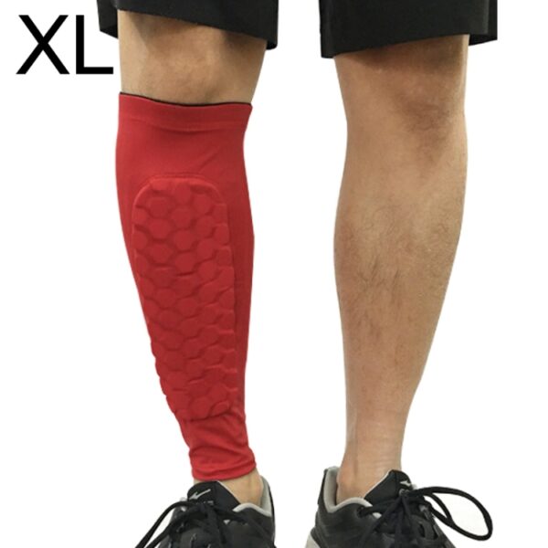 Fußball-Antikollisions-Leggings, Outdoor, Basketball, Reiten, Bergsteigen, Knöchelschutz, Wadensocken, Ausrüstungsschutz, Größe: XL - Image 13