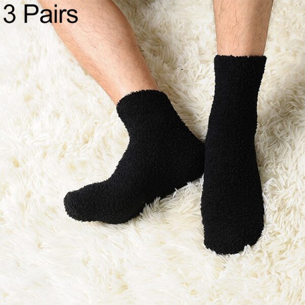 3 Paar warme, bequeme Wintersocken aus Kaschmir für Damen und Herren - Image 6