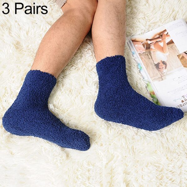 3 Paar warme, bequeme Wintersocken aus Kaschmir für Damen und Herren - Image 8