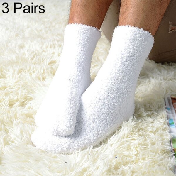 3 Paar warme, bequeme Wintersocken aus Kaschmir für Damen und Herren - Image 12