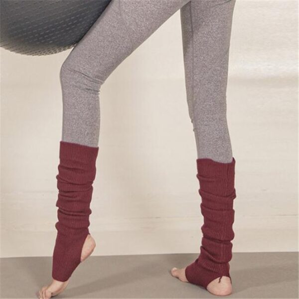 Yoga Leggings Strümpfe Winter Erwachsene Sportsocken Warme Wollsocken - Image 3