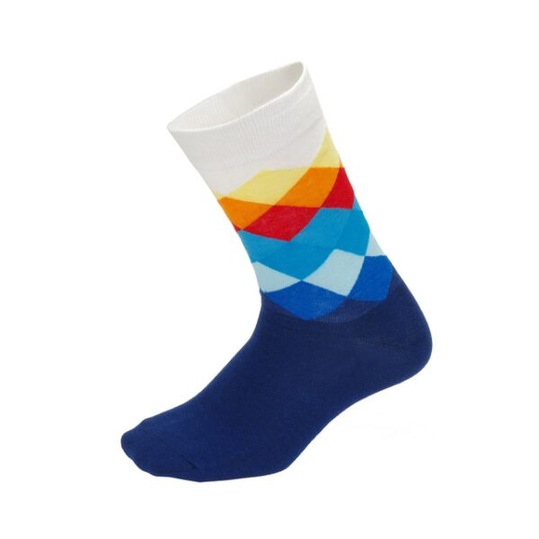 3 Pais bunte Herren-Sport-Laufsocken, verschleißfest, atmungsaktiv, Reiten, Wandern - Image 10