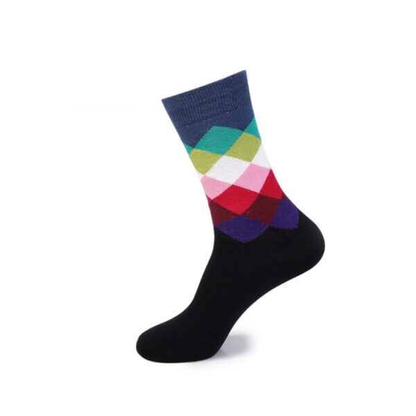 3 Pais bunte Herren-Sport-Laufsocken, verschleißfest, atmungsaktiv, Reiten, Wandern - Image 15